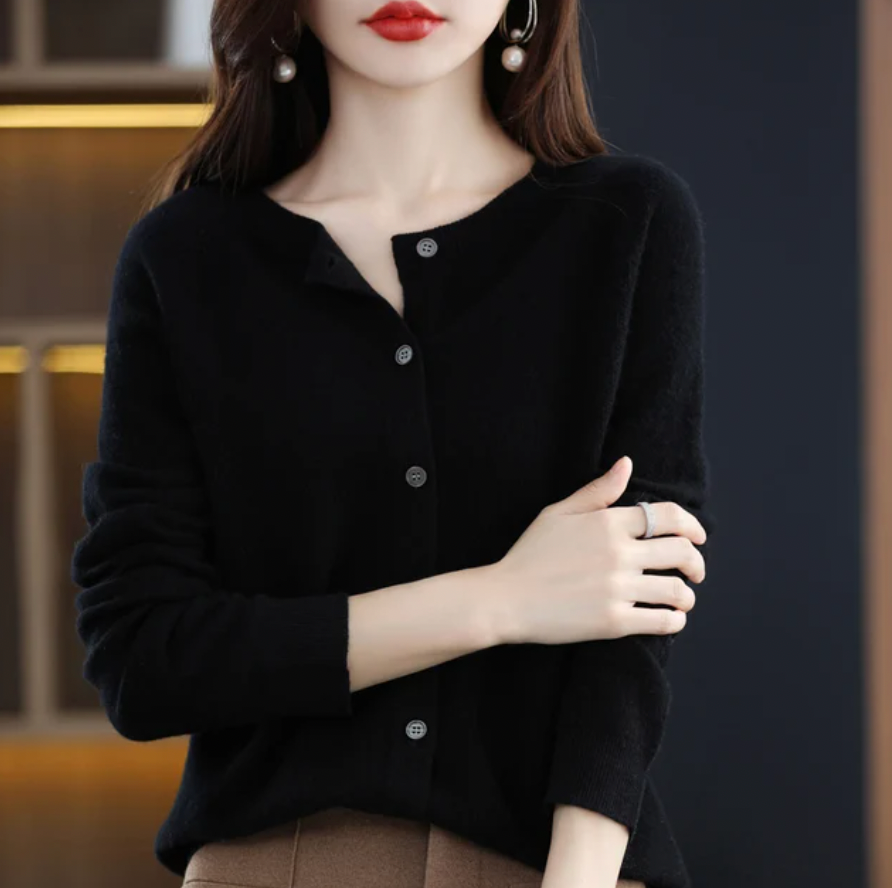 Agnes™ | Superkomfortabel Ullcardigan