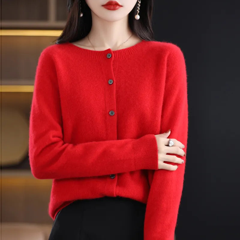 Agnes™ | Superkomfortabel Ullcardigan