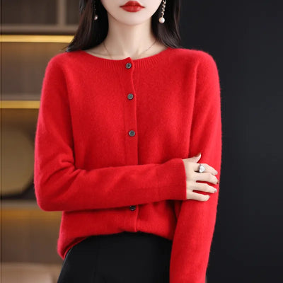 Agnes™ | Superkomfortabel Ullcardigan