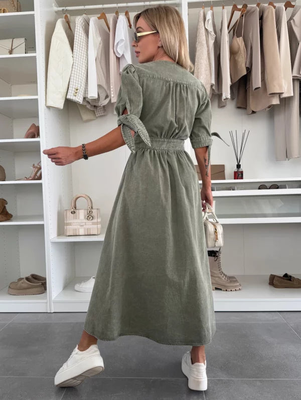 Ivanka | Lys denimkjole
